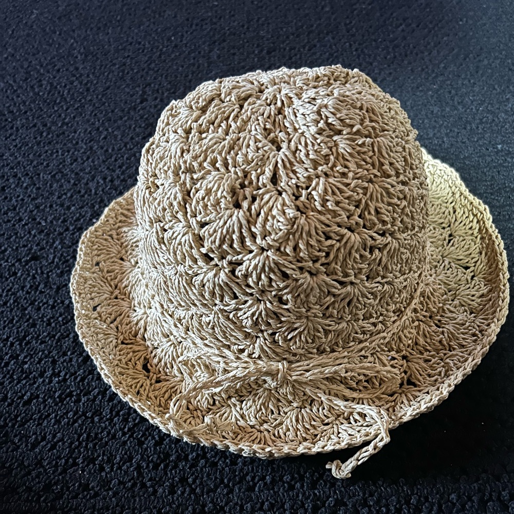Straw Hat with Straw Bow 👒